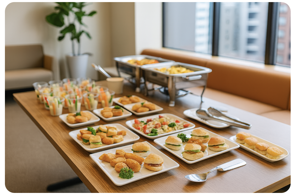 ケータリングの料理写真