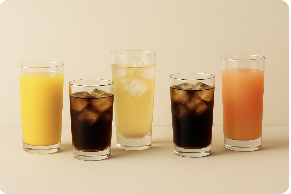 ソフトドリンクのイメージ