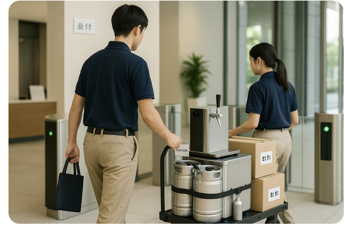 社内イベント準備で悩む女性のイメージ