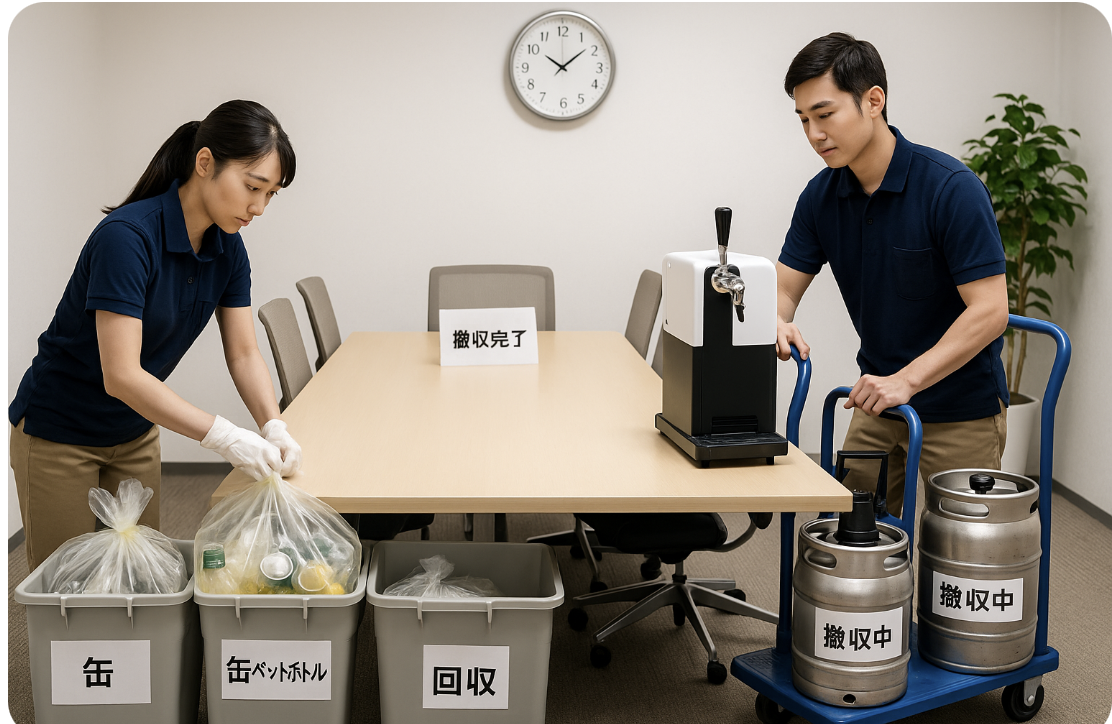 大皿料理が並ぶ食事風景のイメージ